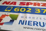 Baner reklamowy nieruchomości