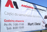 Baner reklamowy w formie billboardu