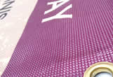 Baner siatkowy oczkowany